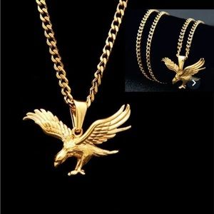 Gold eagle 🦅 necklace